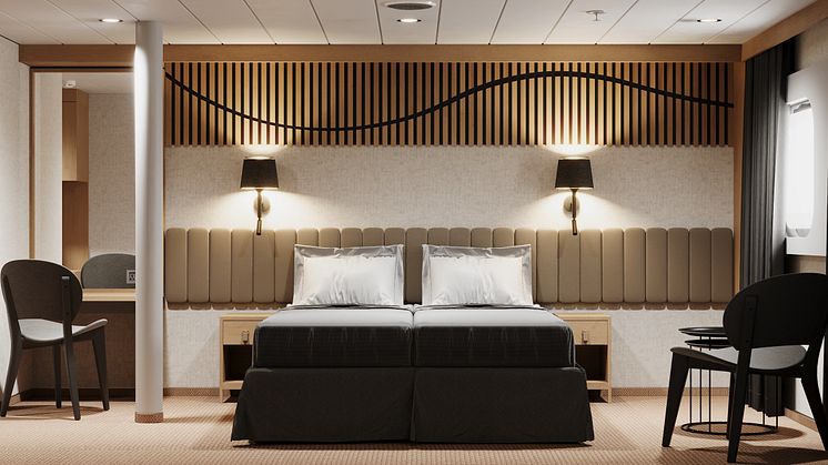 HX Hurtigruten Expeditions_MS Fram_Arctic Superior Kabine