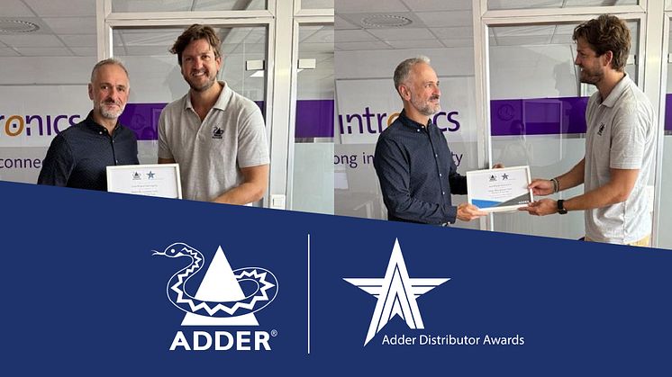 award certification by adder technology