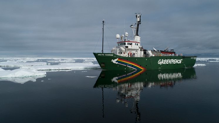 Einladung zum Greenpeace-Pressetermin auf der Arctic Sunrise 