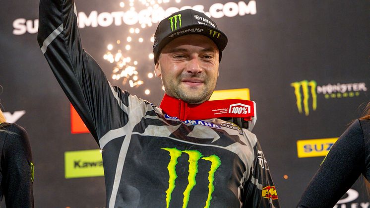 450SX：2戦連続の2位でランキング2位に浮上した#2 C・ウエブ（YZ450F）