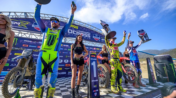  450MX：スーパークロスでの怪我から復帰、総合2位を獲得した#3 E・トマック（YZ450F）