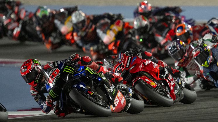 MotoGP：フロントローから好スタートを切り8位でチェッカー受けたが、最終順位は7位となった#20 F・クアルタラロ選手（YZR-M1）