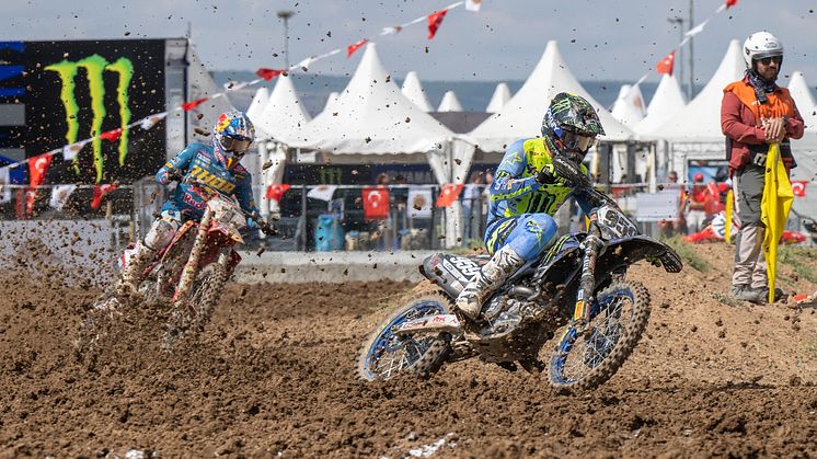  MXGP：レース1で2位、レース2で11位とし総合5位を獲得した959 マキシム・ルノー（YZ450FM）