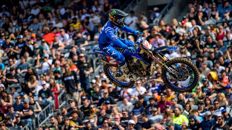 450SX：2位で11回目の表彰台を獲得した#2 C・ウエブ（YZ450F）、ランキングは9ポイント差でトップ