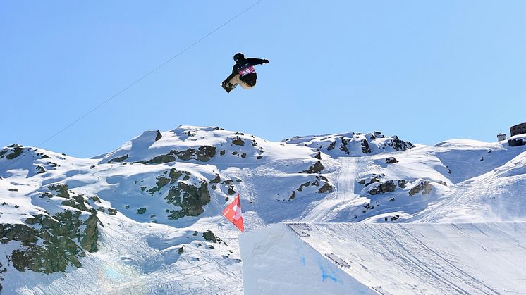 Novalie Engholm under VM i Schweiz. Foto: FIS. 