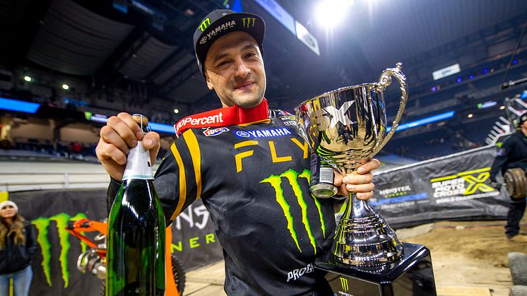 450SX：今季初優勝で3戦連続表彰台、ランキングトップタイとした#2 C・ウエブ（YZ450F）