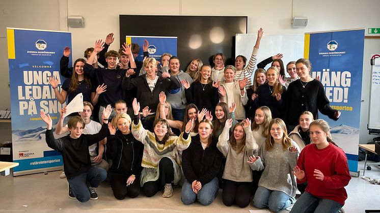 Unga ledare samlades på Bosön för en inspirations- och utbildningshelg. Foto: SSF.