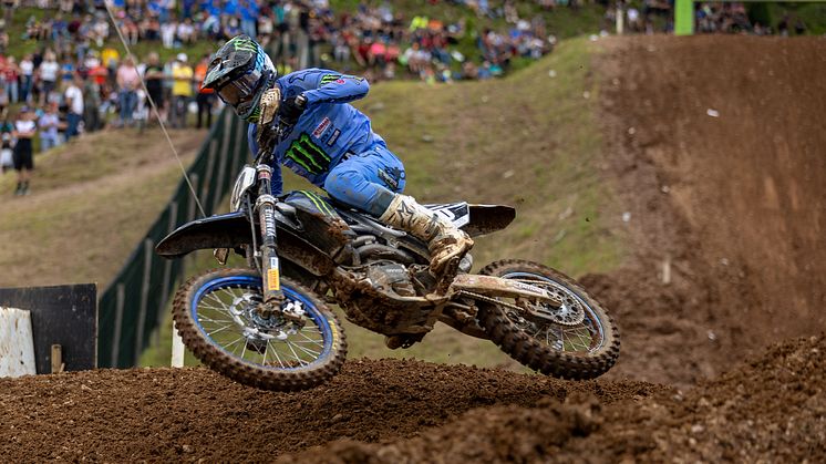 MXGP：4位／5位で総合5位を獲得した#10 カルバン・ファランデレン（YZ450FM）