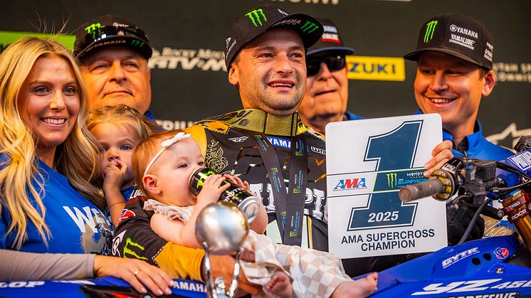450SX：最終戦を4位とし、自身3度目となるチャンピオンを獲得した#2 C・ウエブ（YZ450F）
