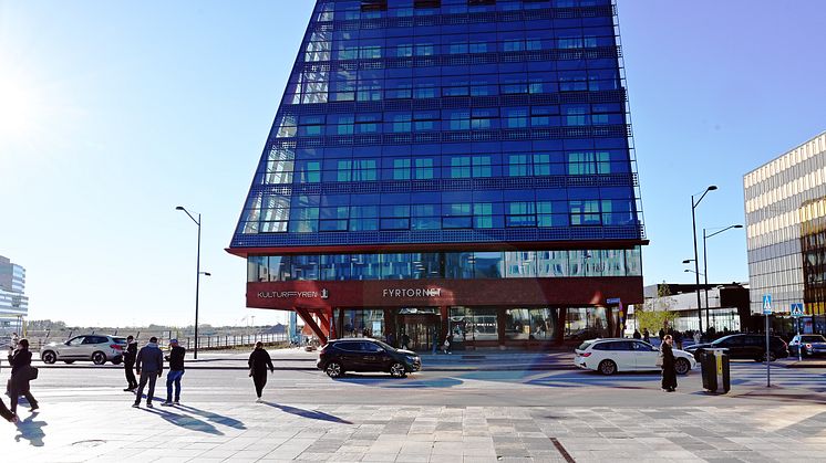 Kulturfyren Malmö ligger i det nybyggda huset Fyrtornet i Hyllie.