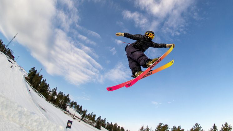 Famtidens freeskistjärnor samlades i Järvsö. Foto: Mathias Norén.