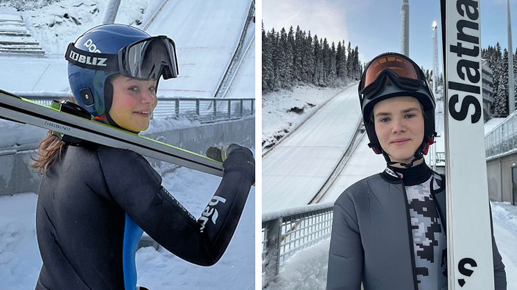 Fr.v. Jenny Forsberg och Rickard Nyström.