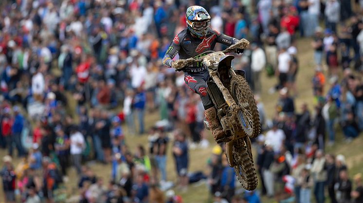 MXGP：7位／8位と安定した成績で総合7位とした#10 カルバン・ファランデレン（YZ450FM）