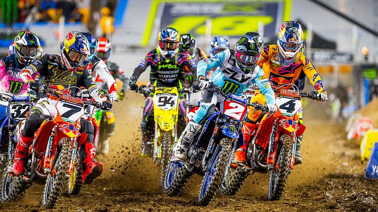  450SX：シーズンのクライマックスで大きな一勝、ランキングでリードを拡大した#2 C・ウエブ（YZ450F）