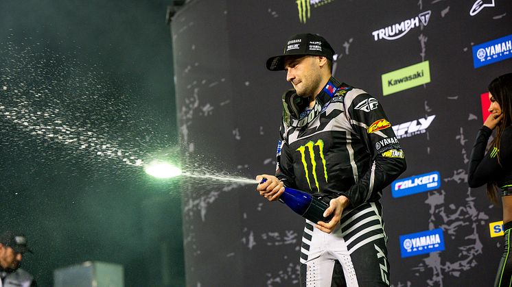 450SX：5戦連続表彰台、ランキングでは2位に10ポイント差でトップに立つ#2 C・ウエブ（YZ450F）