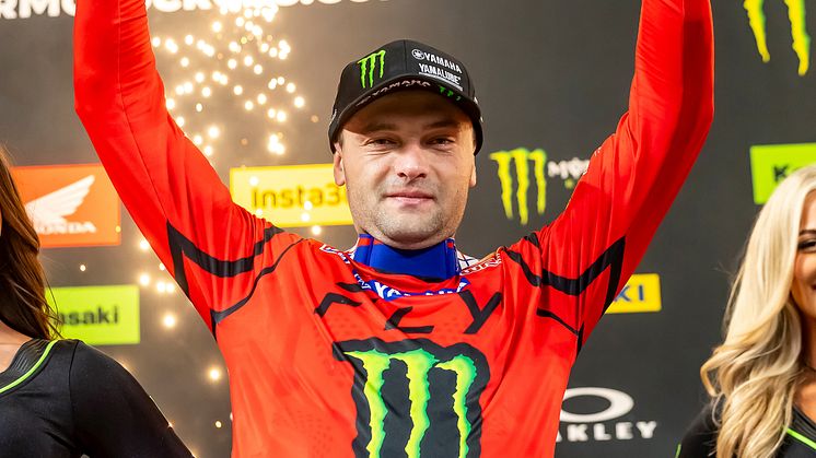 450SX：2位表彰台を獲得、9ポイント差でランキングトップを守った#2 C・ウエブ（YZ450F）