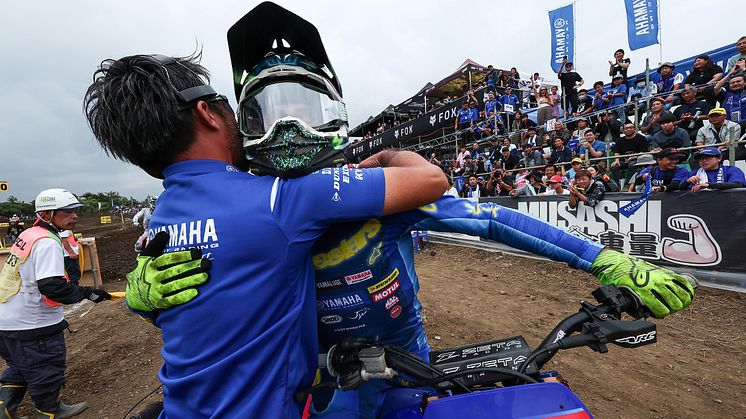 IA1:ヒート2で全日本三連覇となるチャンピオンを獲得した#1ジェイ・ウィルソン（YZ450FM）