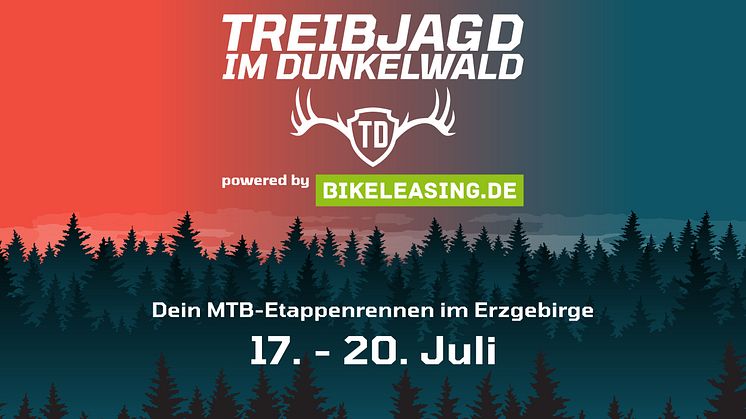 ein Banner des Events Treibjagd im Dunkelwald mit Details zum Event und Hintergrund