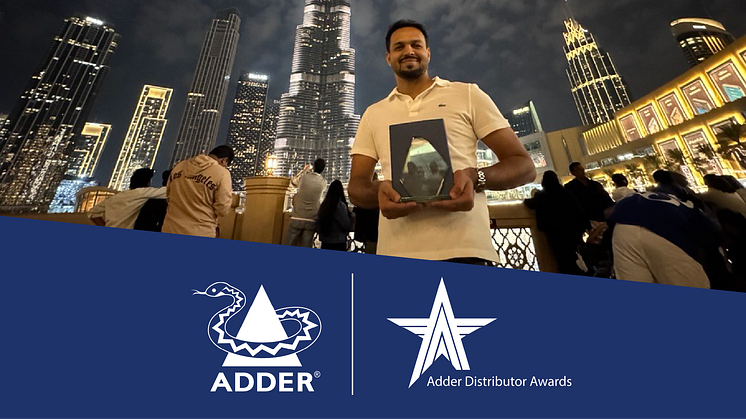 KVM Al Arabia Recognized as Rising Star | Adder Distributor Awards