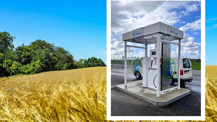 Kvarngården producerar energi både för sitt eget bruk och som fordonsgas.
