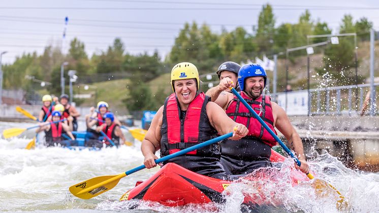 Duo-Rafting im Kanupark Markkleeberg - Foto: Kanupark Markkleeberg