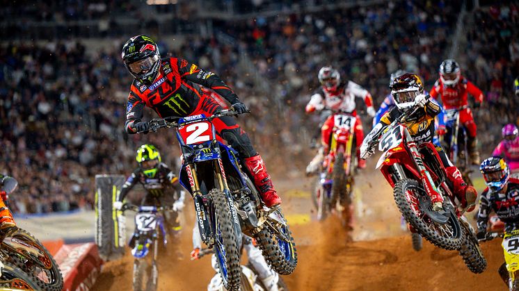 450SX：今季最後のトリオウルクラウンで7/4/1位とし総合4位を獲得した#2 C・ウエブ（YZ450F）