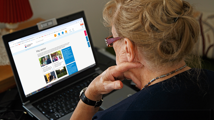 Seniorsidan ska göra det lättare för seniorer i kommunen att hitta det mesta de behöver för ett aktivt och socialt liv i kommunen.
