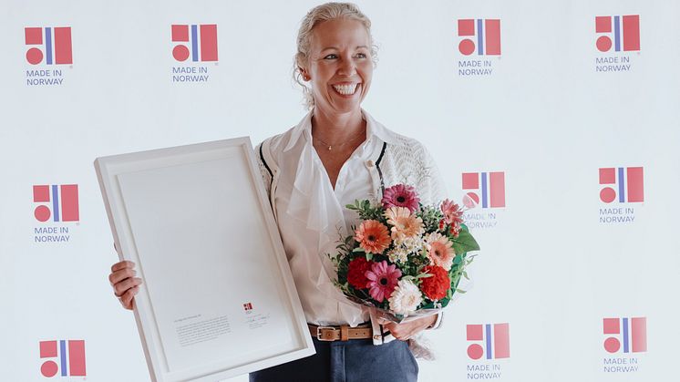 Hurtigruten CEO Hedda Felin at Innovation Norway's Made in Norway launch, August 21, 2024. ﻿Credit: Innovation Norway.