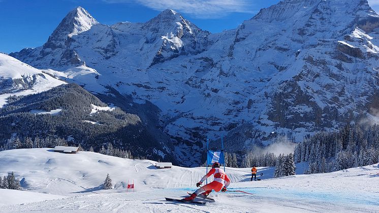 Perfekte Bedigungen bei den FIS-Rennen an der Winteregg in Mürren