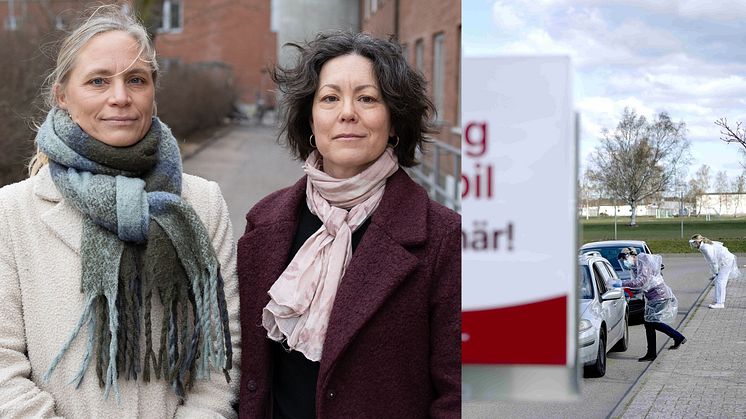 Maria Löfgren och Maria Ryberg Mo var mitt i händelsernas centrum under pandemin.