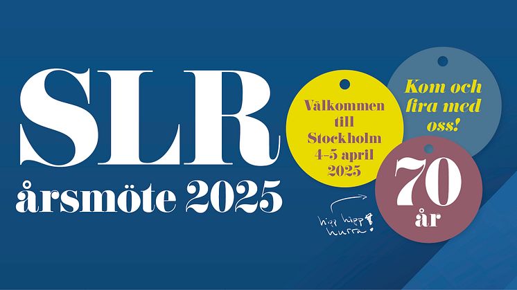 SLR årsmöte 2025 – information till dig som leverantör