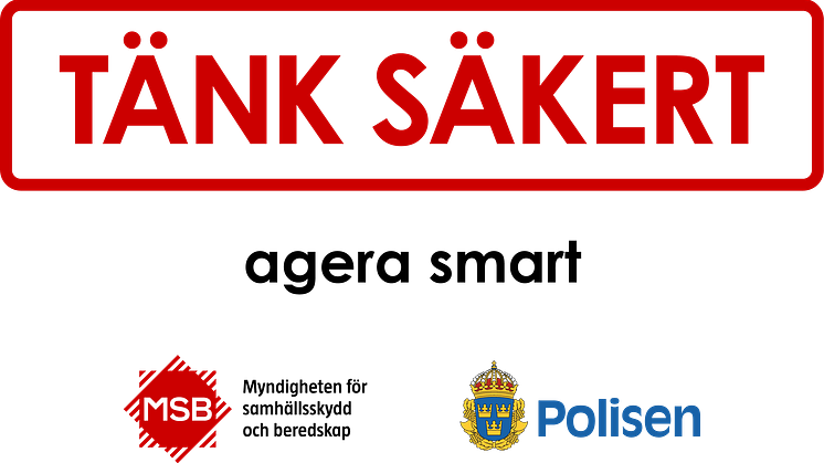 I oktober Tänker vi säkert – och agerar smart