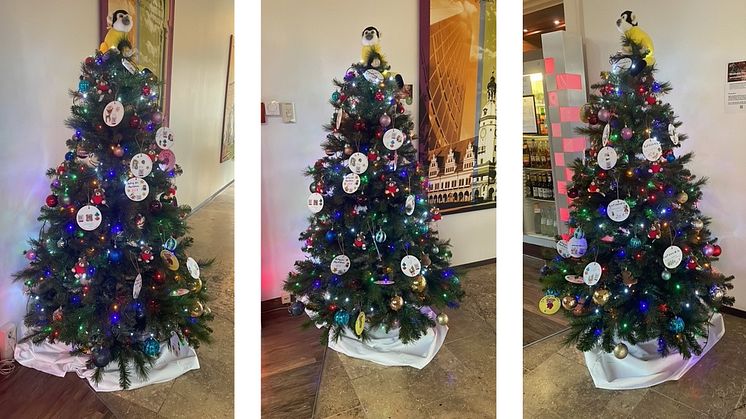Ein Weihnachtsbaum voller Herzenswünsche – Spendenaktion im ibis styles Leipzig