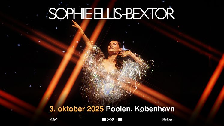 Engelsk discodronning, Sophie Ellis-Bextor, vender tilbage til Danmark
