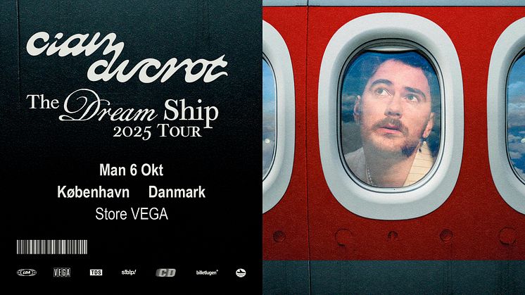 Grammy-vindende Cian Ducrot vender tilbage til VEGA