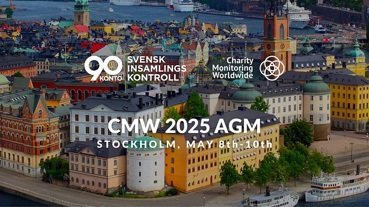 Svensk Insamlingskontroll håller internationell CMW konferens den 8 maj 2025