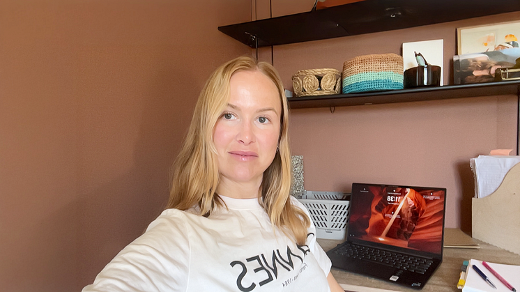 Nina Axelsson omskolade sig till byggnadsingenjör hos YH Akademin.