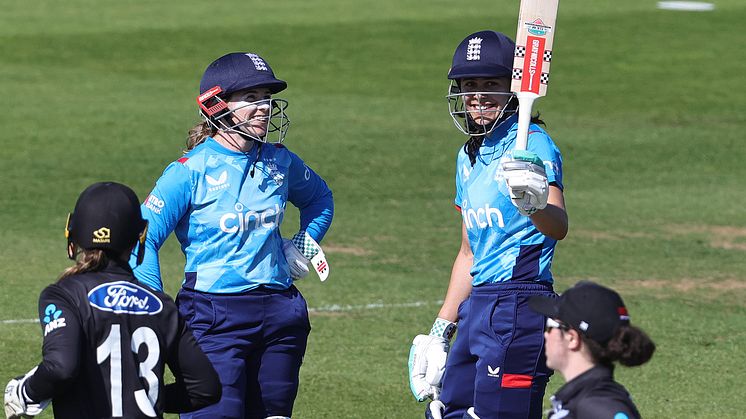 Openers Tammy Beaumont and Maia Bouchier both struck half-centuries. Photo: ECB via Getty Images