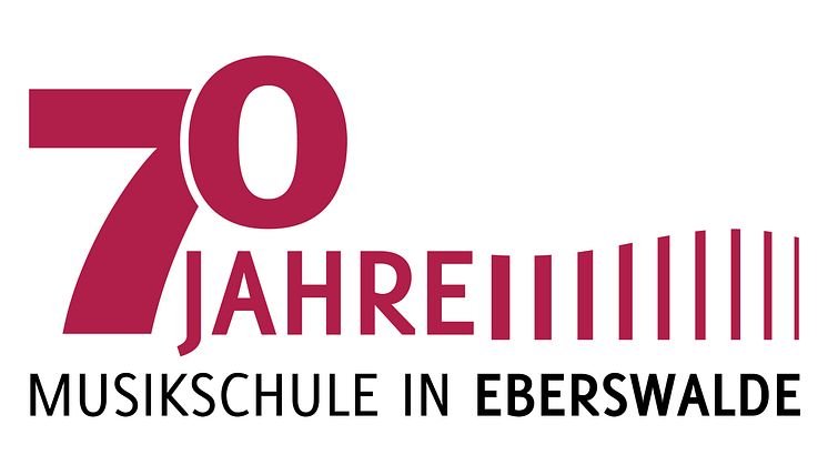 Logo: 70 Jahre Musikschule in Eberswalde/Landkreis Barnim