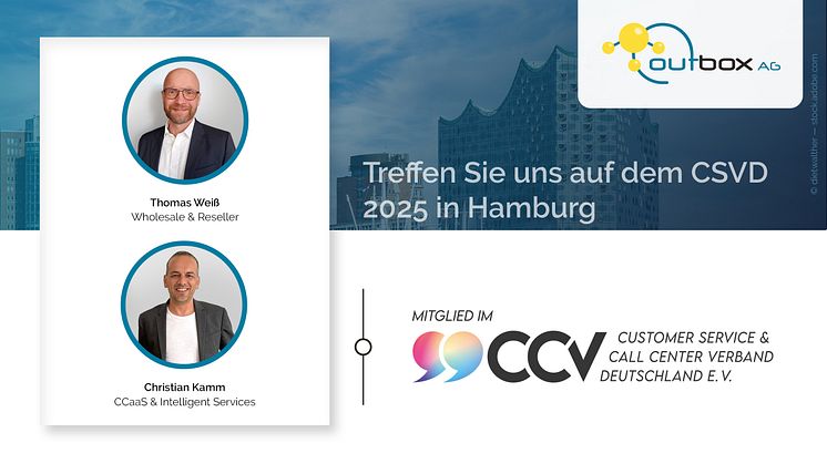Outbox AG auf dem Customer Service Vision Day in Hamburg