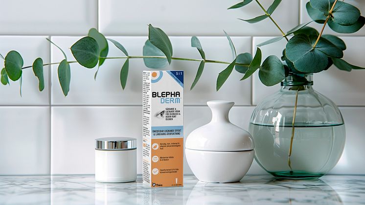 Nyhet! Blephaderm – en vårdande och lugnande kräm för den känsliga huden kring ögonen