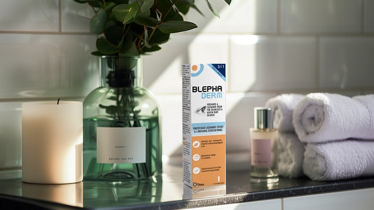 Nyhet! Nära var femte kvinna har känslig hud runt ögonen – Blephaderm vårdar och lugnar