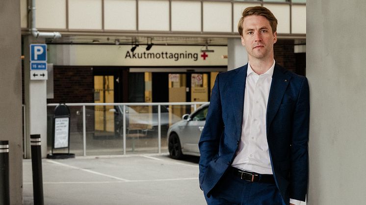 Axel Conradi, Moderaternas sjukvårdspolitiska talesperson. 