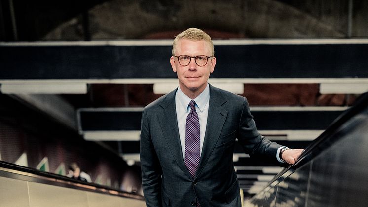 Kristoffer Tamsons (M), oppositionsregionråd i Region Stockholm