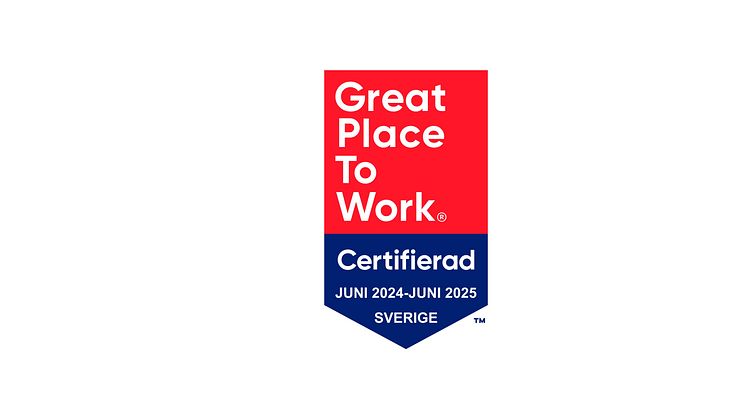 Verisure Sverige får utmärkelse som ett great place to work