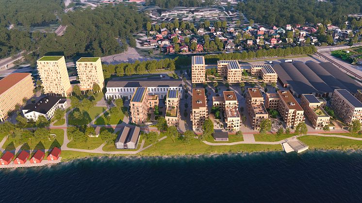 Nu finns en detaljplan för Strömpilen 1 på samråd. Området ska omvandlas till en levande stadsdel med bostäder och ytor för verksamheter samtidigt som hänsyn tas till de kulturhistoriska byggnader som finns på platsen. Illustrationen är från sökande