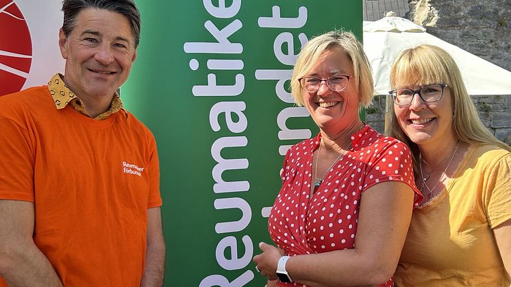 Varmt välkomna, säger Henrik Mannerstråle, kommunikationschef, Lotta Håkansson, förbundsordförande, och Stina Nordström, generalsekreterare.