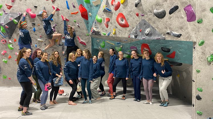 Photo: One of Boulder UK’s most recent Monthly Socials with Rab athlete Mimi White. ©Rab