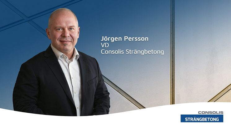 Jörgen Persson har utsetts till ny vd för Consolis Strängbetong