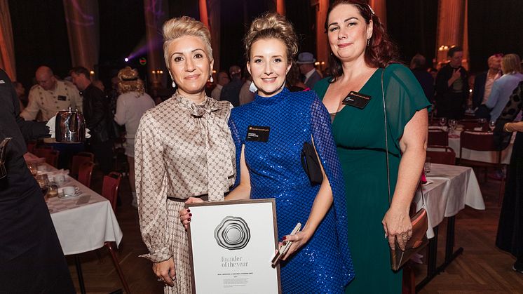 Ida Larsson and Amanda Thörnlund, Founders of Idaliv, received the Growth Rings in Silver for the global award Founder of the Year category Medium Size Companies at the Founders Awards Gala on September 19.